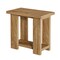 2-Tier Farmhouse Side Table with Storage Shelves End Table for Small Space